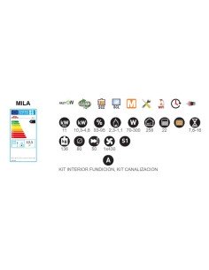 Estufa De Pellet BRONPI Mila 11 Kw Negra Wif | Hogar Cahersa 2