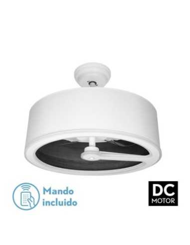 Ventilador DC TATIANA 110W Blanco/MAD.NEGRA 3
