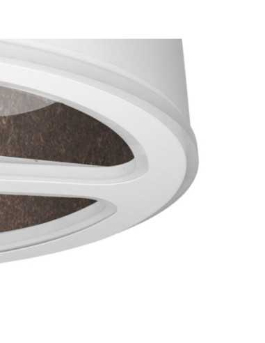 Ventilador DC TATIANA 110W Blanco/OXIDO 3 ASPAS