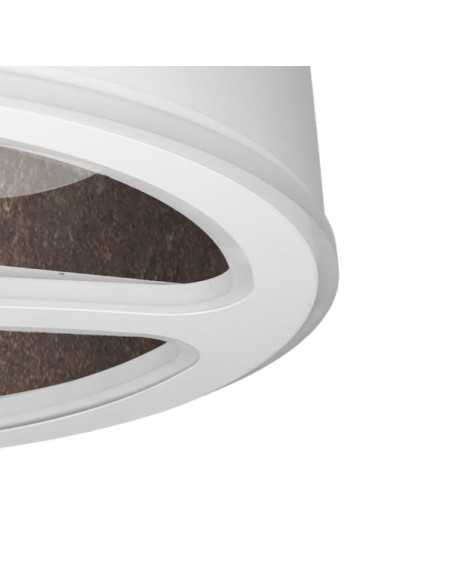 Ventilador DC TATIANA 110W Blanco/OXIDO 3 ASPAS