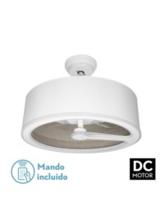 Ventilador de Techo DC TATIANA 110W Blanco/MAD.Gris 3 2