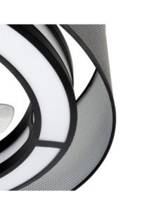 Ventilador DC 58W ANASTASIA Negro/PLATA 8 ASPAS 2