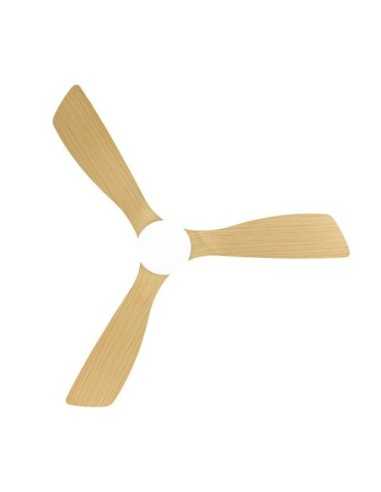 Ventilador DC AZABACHE 20W Blanco 3ASP.Haya 6VEL