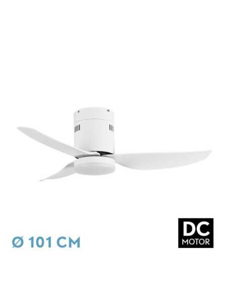 Ventilador DC BORAX 20W Blanco 3ASPAS 6VEL 3000-4000