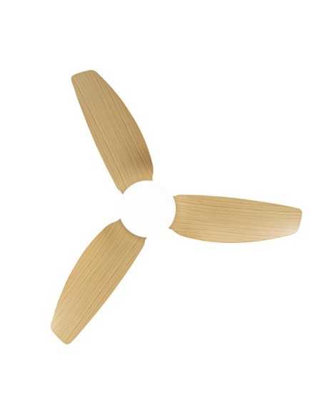 Ventilador DC BORAX 20W Blanco 3ASPAS Haya 6VELOCIDADES