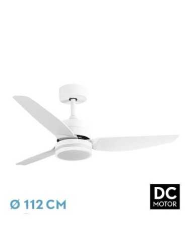 Ventilador DC JARAMA 20W Blanco 3ASP.6VELOCIDADES