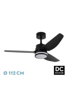 Ventilador DC JARAMA 20W Negro 3ASP.6VELOCIDADES