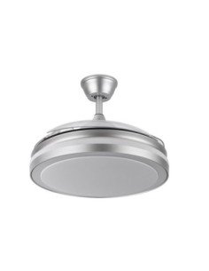 Ventilador DC ESPARTA 72W 6120LM PLATA 110D 3ASPAS 2