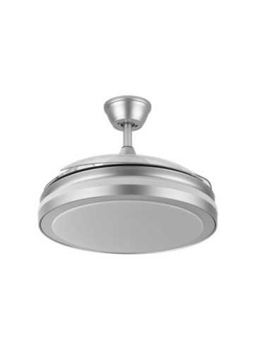 Ventilador DC ESPARTA 72W 6120LM PLATA 110D 3ASPAS