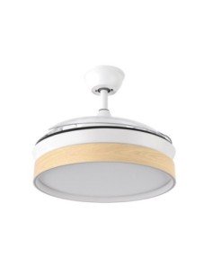 Ventilador DC IGLU BLANC/HAY 72W 6120LM 91D 3ASP.DESPLEGABLES 2