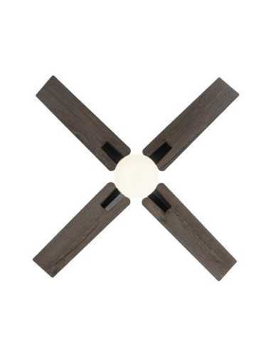 Ventilador DC TALCO 20W Negro 4ASPAS NEGRA/Gris