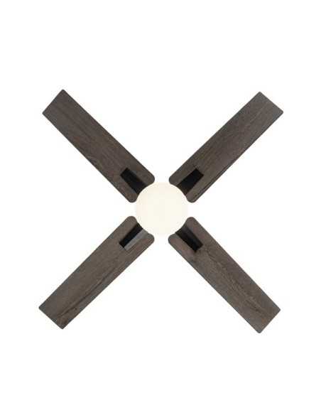 Ventilador DC TALCO 20W Negro 4ASPAS NEGRA/Gris