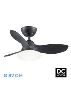 Ventilador DC PARAMO 36W 2880LM Negro 3 ASPAS