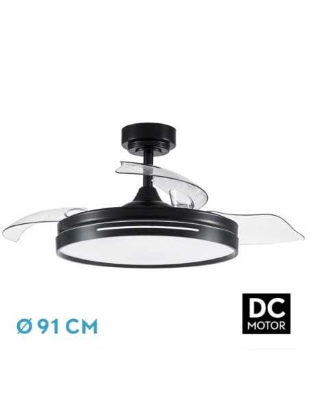 Ventilador DC 48W MICENAS Negro 3ASP.91D 6VELOCIDADES