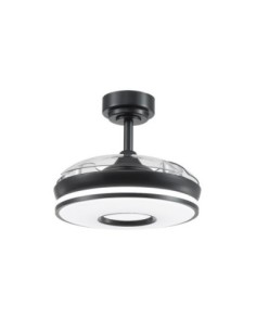 Ventilador DC DANI 48W 4800LM Negro 3ASPAS 6VELOCIDADES 2