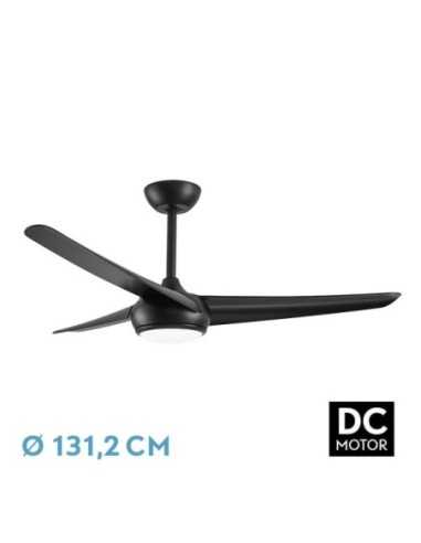 Ventilador DC PATRAS 24W Negro 3ASPAS 6VEL 3COLORES