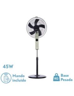 Ventilador de Pie CIRCUS BEIS/Negro 3VEL 45W