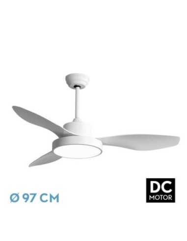 Ventilador DC HayaTE 24W 2650LM Blanco 3ASP 6VEL
