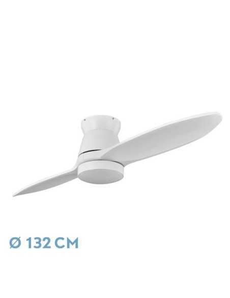 Ventilador DC NORDIC 24W 2400LM Blanco 2 ASPAS