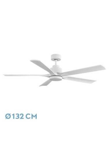Ventilador DC CAIRO 24W 2400LM Blanco 5ASPAS