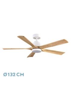 Ventilador DC CAIRO 24W 2400LM Blanco/HAY 5ASP