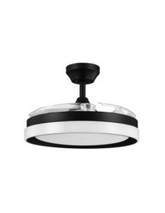 Ventilador DC ZENIT Negro 72W 3ASPAS DESPLEGABLES 2