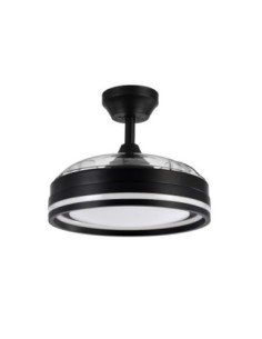 Ventilador DC CERRATO Negro 72W 3ASPAS DESPLEGABLES 2