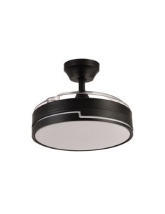 Ventilador DC 48W OLIMPIA Negro 3ASPAS 91D 4800LM 2