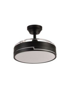 Ventilador DC 48W OLIMPIA Negro 3ASPAS 91D 4800LM 2