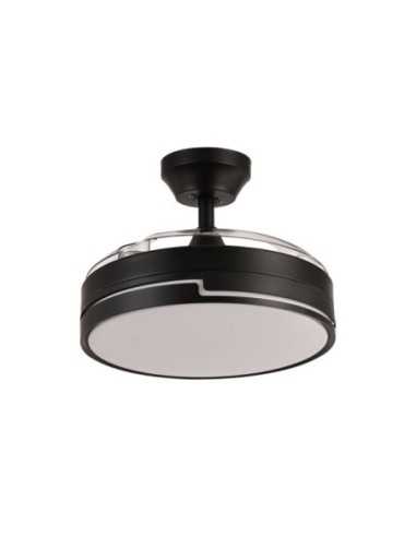 Ventilador DC 48W OLIMPIA Negro 3ASPAS 91D 4800LM