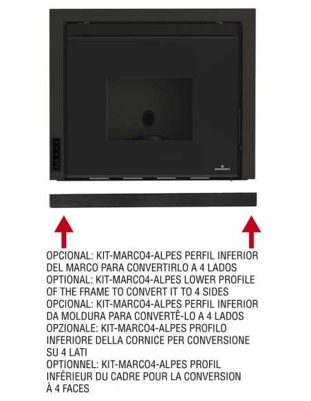 Estufa De Pellet Insertable BRONPI Hydro14kw | Hogar Cahersa