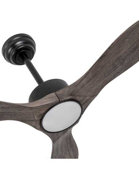 Ventilador DC SEGRE 24W Negro 3ASPAS ROBLE 107D