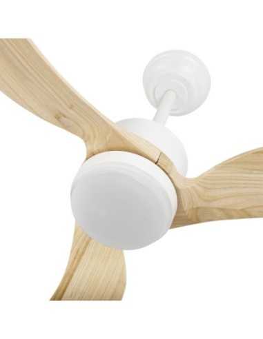 Ventilador DC BEMBEZAR 24W Blanco 3ASPAS Haya