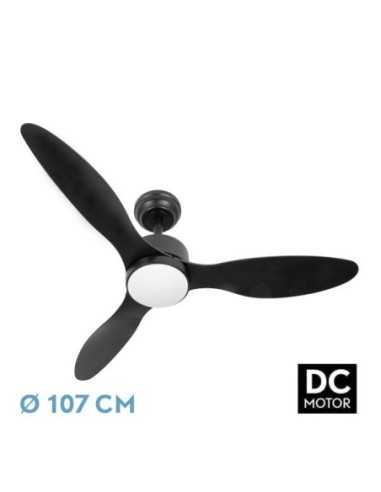 Ventilador DC SERPA 24W Negro 3ASPAS 6VEL 107D