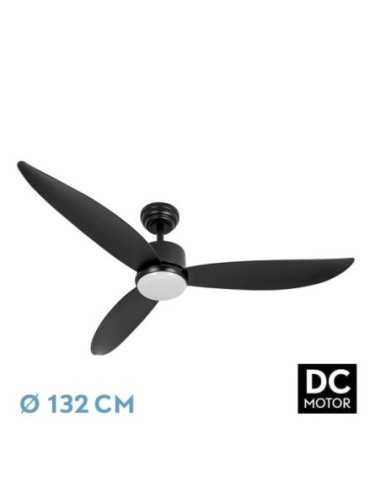 Ventilador DC GENIL 24W Negro 3ASPAS 6VEL 132D