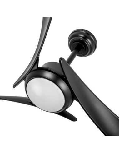 Ventilador DC TARENTO 24W Negro 3ASPAS 6VEL 132D