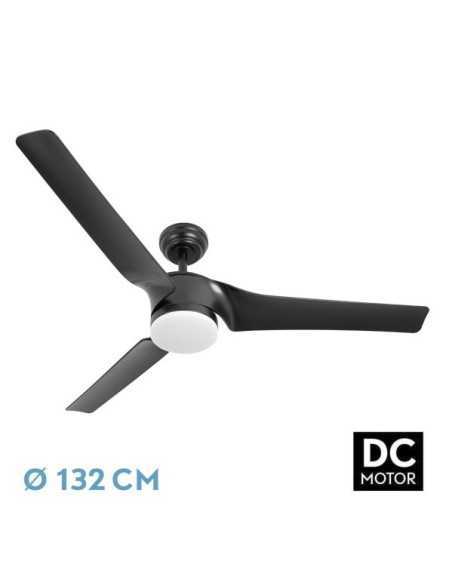 Ventilador DC MONTIJO 24W Negro 3ASPAS 6VEL 132D