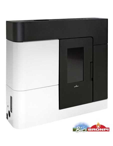 Estufa Hidro Pellet BRONPI Clara Hydro Negro | Hogar Cahersa