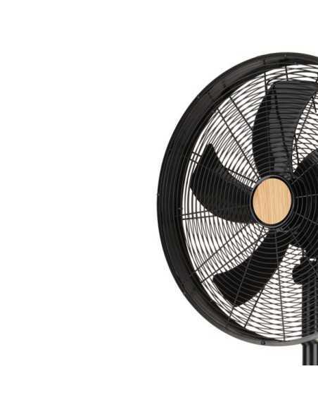 Ventilador de Pie FALCON Negro/Haya 3VEL.50W.5ASPAS