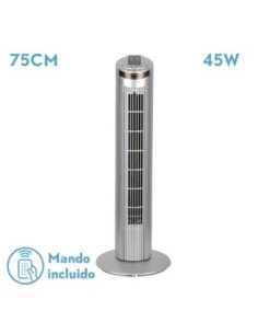 Ventilador de Torre ORBIGO PLATA 3VEL 45W C/REMOTO