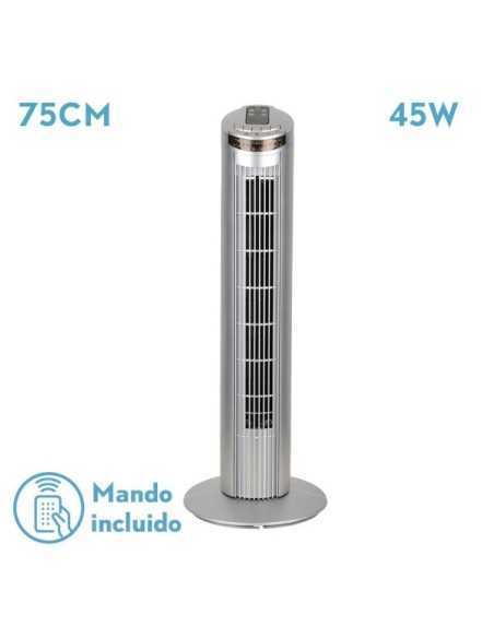 Ventilador de Torre ORBIGO PLATA 3VEL 45W C/REMOTO