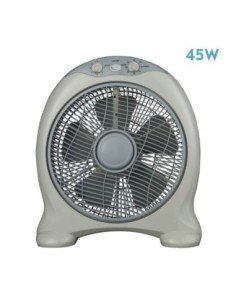 Ventilador Sobremesa URGEL 45W Gris 3VEL. 5ASPAS