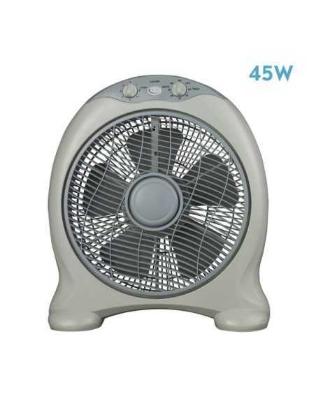 Ventilador Sobremesa URGEL 45W Gris 3VEL. 5ASPAS