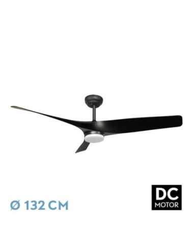 Ventilador DC NIGER 22W Negro 3ASPAS 132D 6VEL.