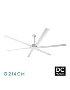 Ventilador DC ALMANZOR 24W Blanco 6ASPAS 214D