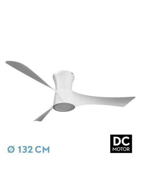 Ventilador DC TIANAS 18W Blanco 3ASPAS 132D REGULABLE