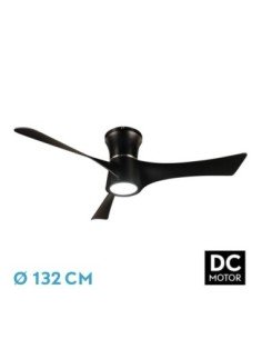 Ventilador DC TIANAS 18W Negro 3ASPAS 132D REGULABLE