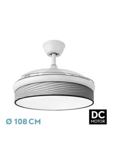 Ventilador DC MODA 72W Blanco/SURCO Gris 108D