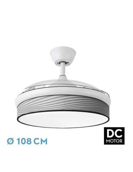 Ventilador DC MODA 72W Blanco/SURCO Gris 108D