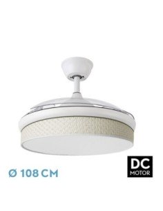 Ventilador DC MODA 72W Blanco/CAÑIZO Blanco 108D